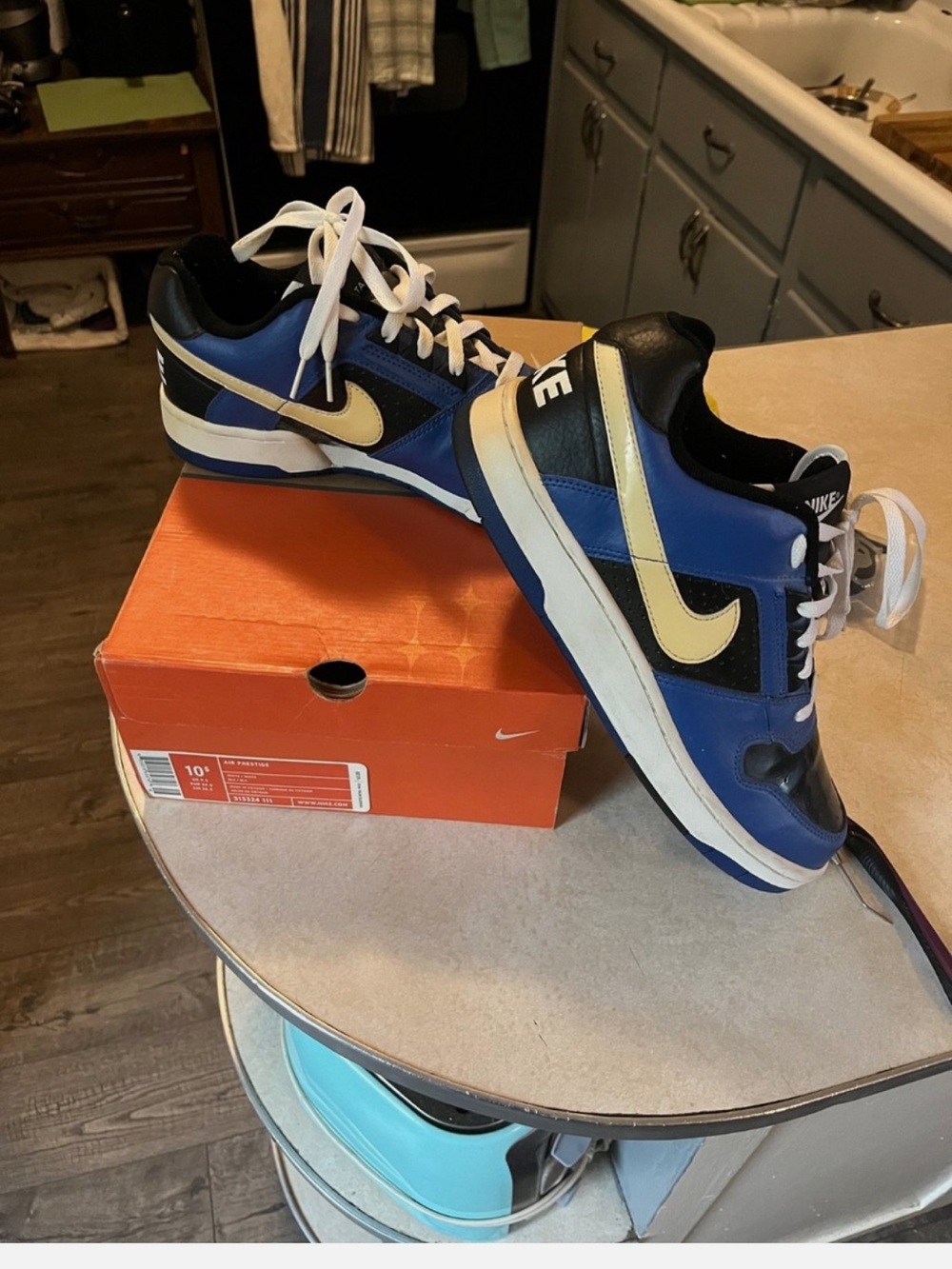 Nike Delta force blue Low-Top Sneakers 2004 vintage